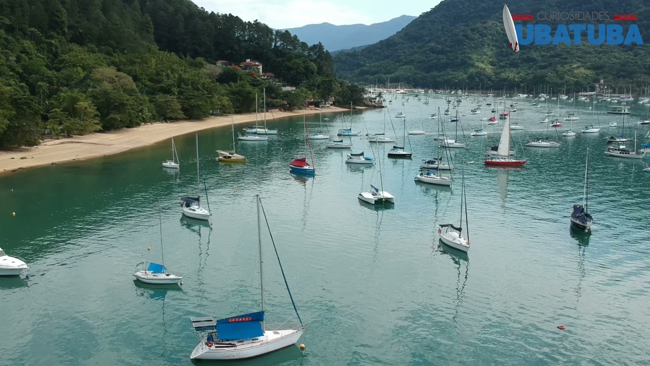Praia da Ribeira - Filmagem A&eacute;rea | Curiosidades de Ubatuba