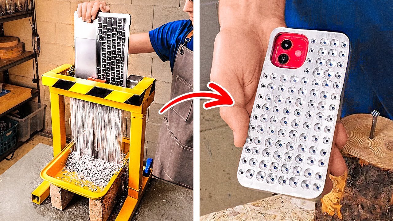Surprisingly STYLISH Phone Cases Made From TRASH!
