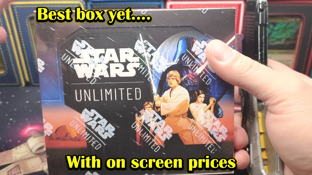 BEST box yet!  Star Wars Unlimited Box Opening