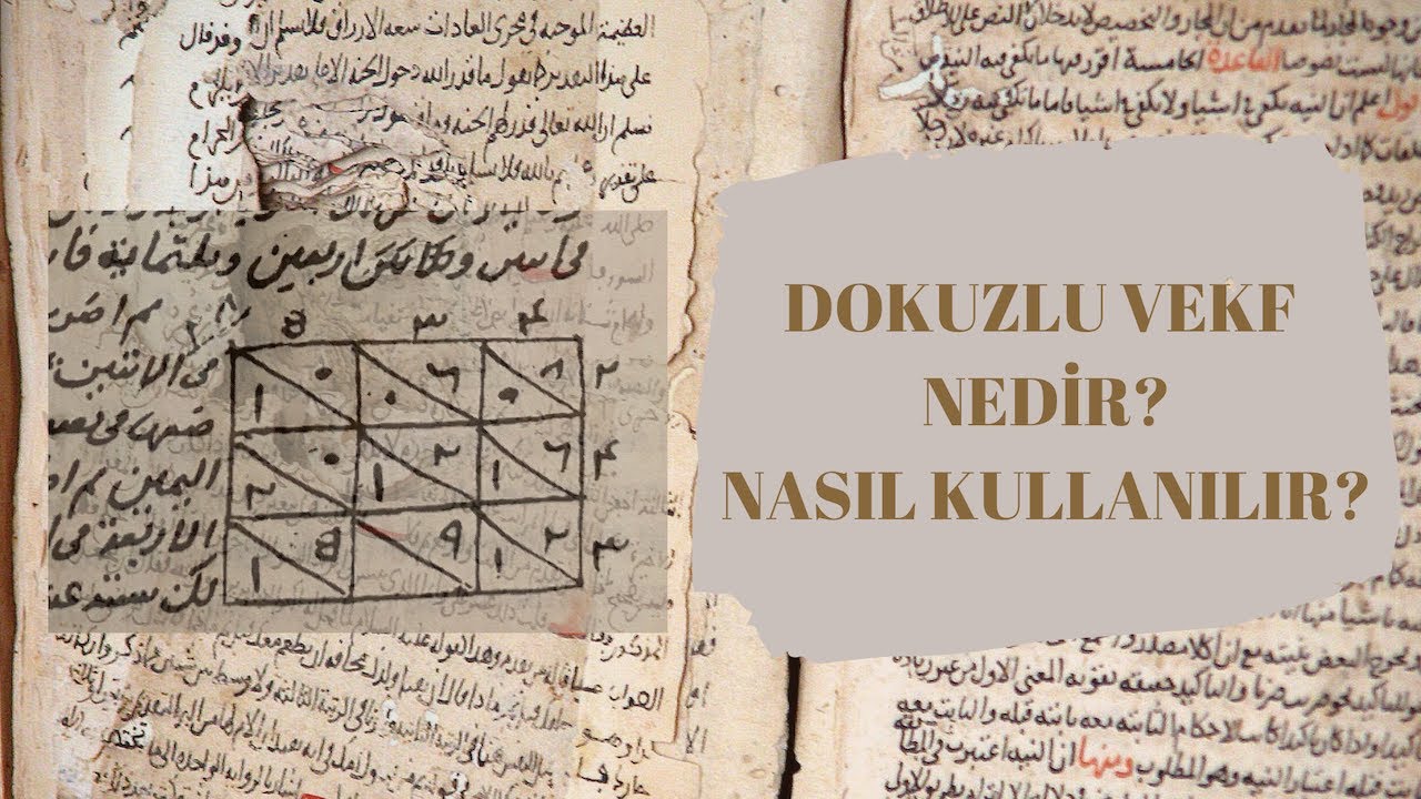 Yeni Başlayanlar İ&ccedil;in Astro N&uuml;meroloji  Eğitimleri: Dokuzlu Vekf'in N&uuml;meroloji İlminde Kullanımı