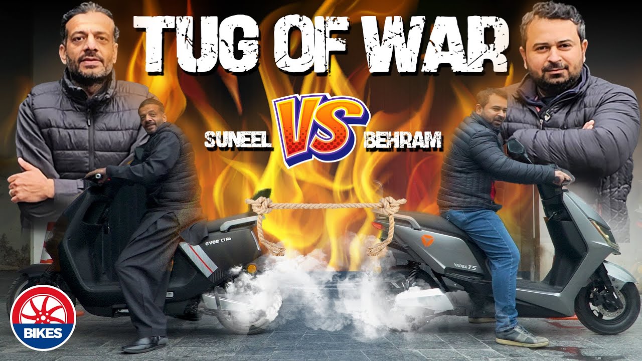 Electric Scooters Tug of War - PakWheels