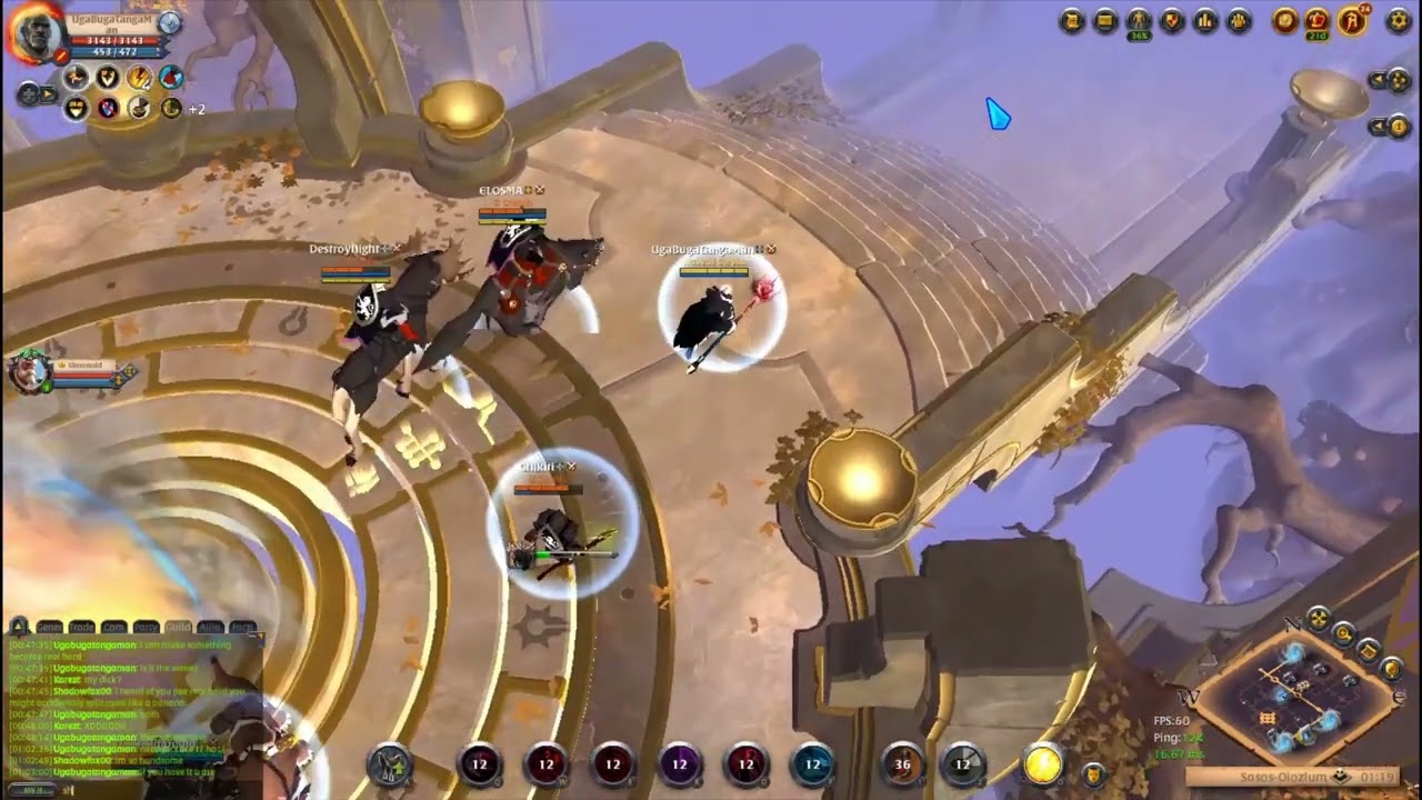 2v5 Fight with New and improved Nature/Curse combo