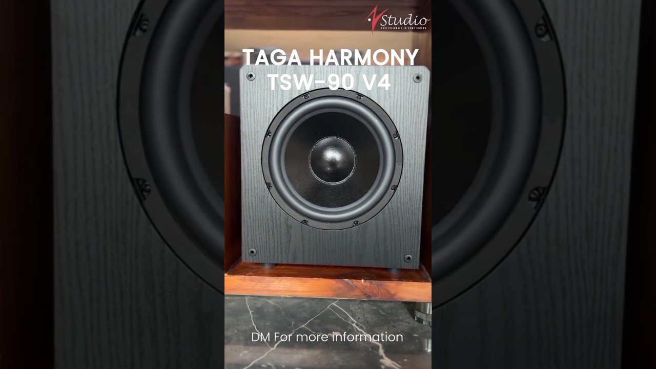 Upgrade Your Home Audio! TAGA Harmony TSW 90 V4 Subwoofer. #tagaharmony