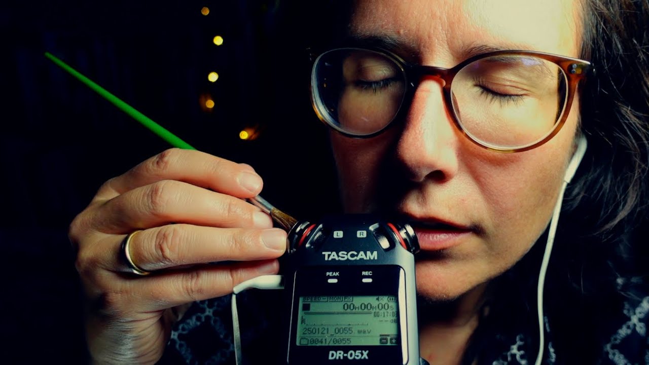 ASMR Ultra Tingly Tascam Mouth Sounds & Triggers (no talking) 1 Hour+