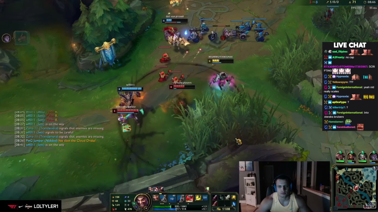 Tyler1 vs Scripting Twitch