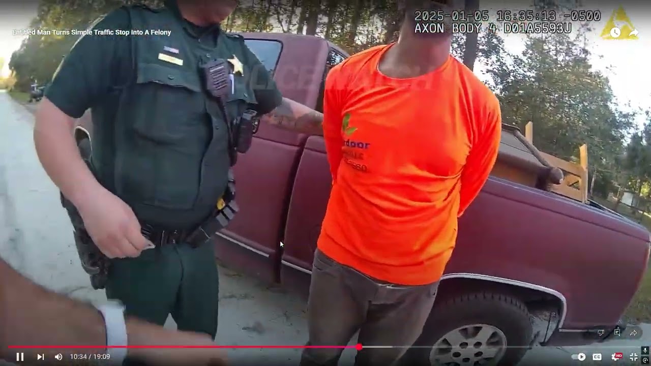 TikTok Lawyer Gets Free Travel To The GreenRoof Inn By No Nonsense Florida Sheriff's Deputies