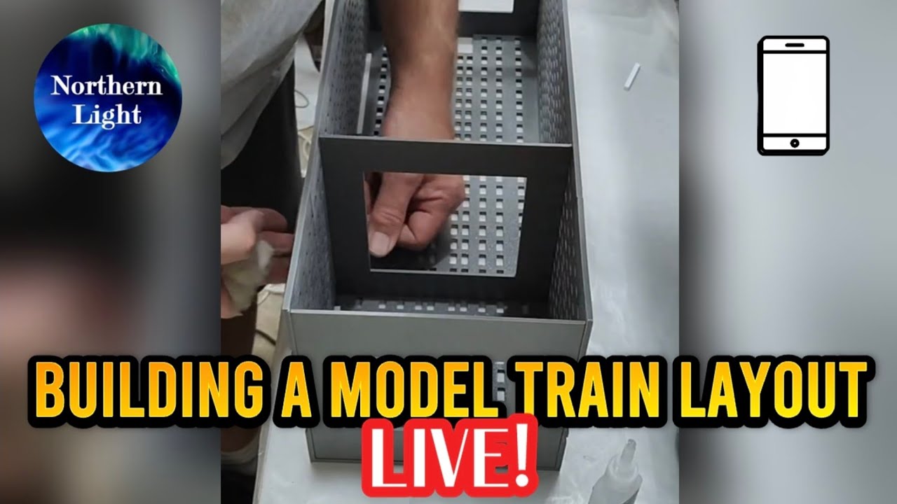 Model Train City Layout Projects: Skyscraper 3 & Station Platform LIVE! | 1/25/2026