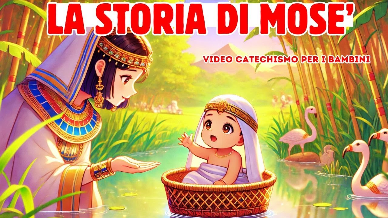 LA STORIA DI MOSE' RACCONTATA AI BAMBINI 👼CATECHISMO PER I BAMBINI.