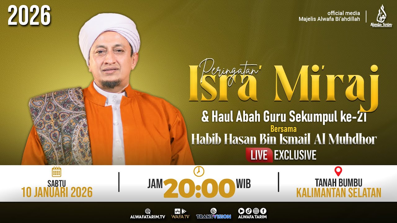 🔴 LIVE | PERINGATAN ISRA' MI'RAJ & HAUL ABAH GURU SEKUMPUL KE-21