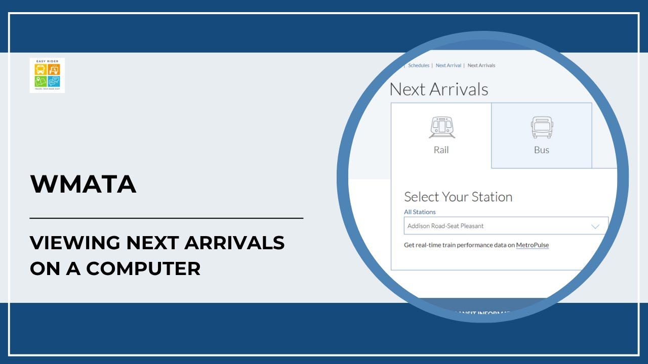 How To Use The Next Arrivals Tool