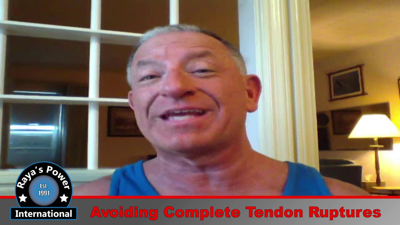 Avoiding Complete Tendon  Ruptures