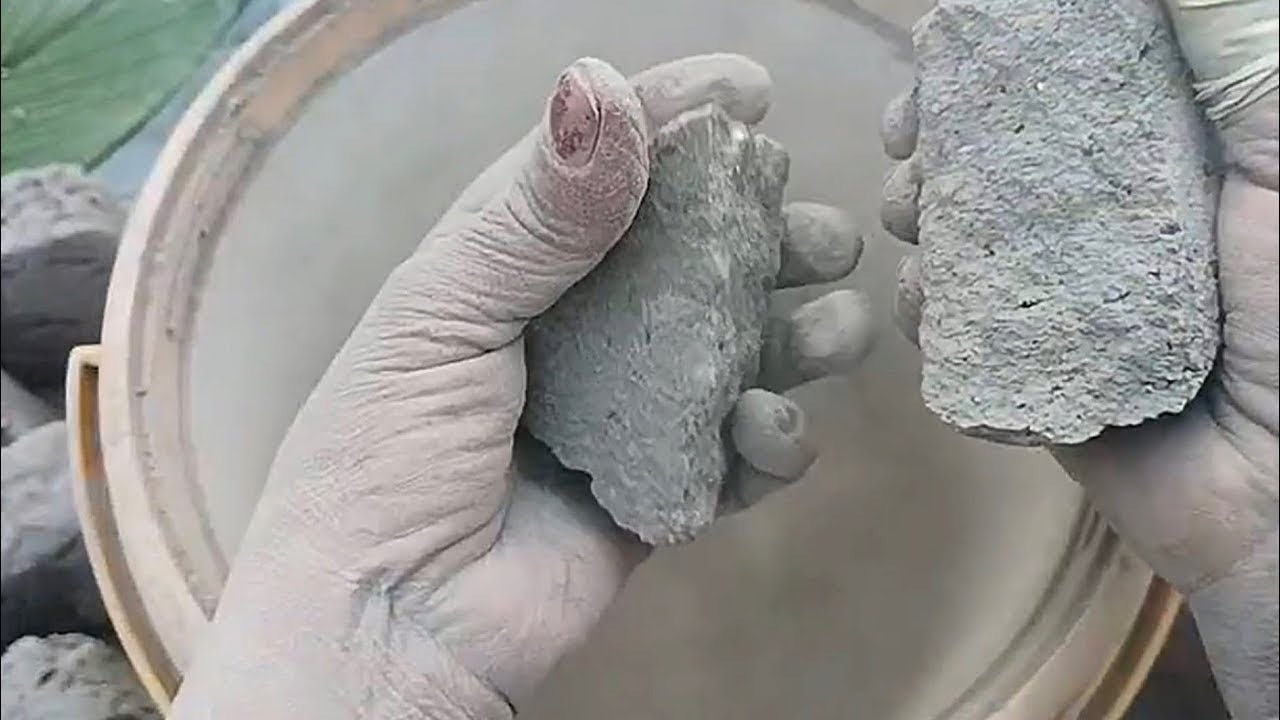 NEW Crumbling Dusty🌪️Soft Pure Cement Dirt in Bucket Brings So Much Peace HBD@TridipBiswas-w1q🎂