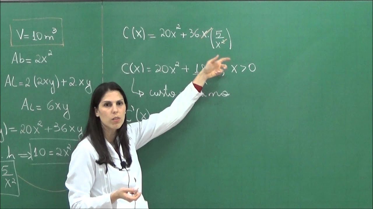 EFB105 – Cálculo Diferencial e Integral I [Problemas de Otimização 01]