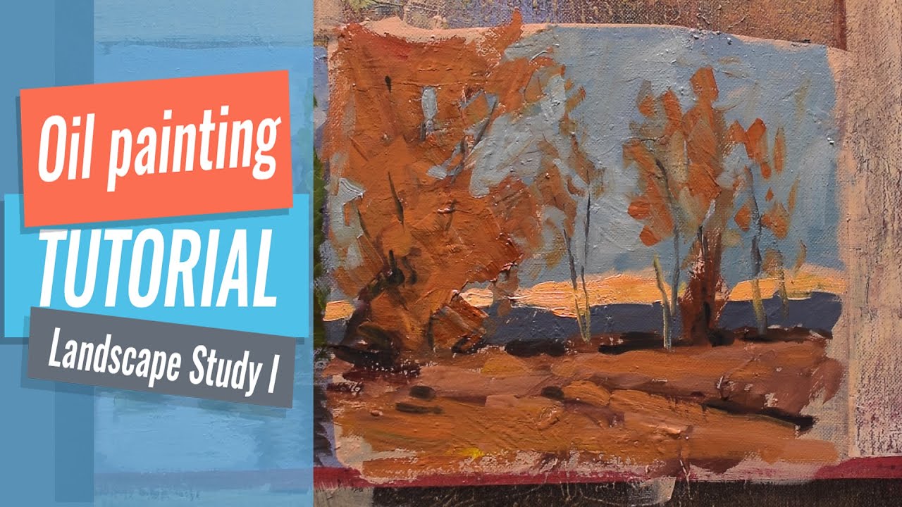 Landscape painting study