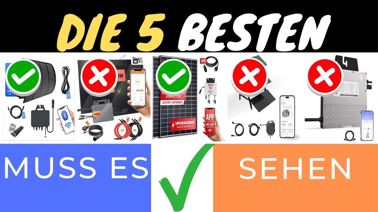 **DIE 5 BESTEN BALKON-KRAFTWERKE 2025: 800W SETS IM VERGLEICH! ⚡🌱**