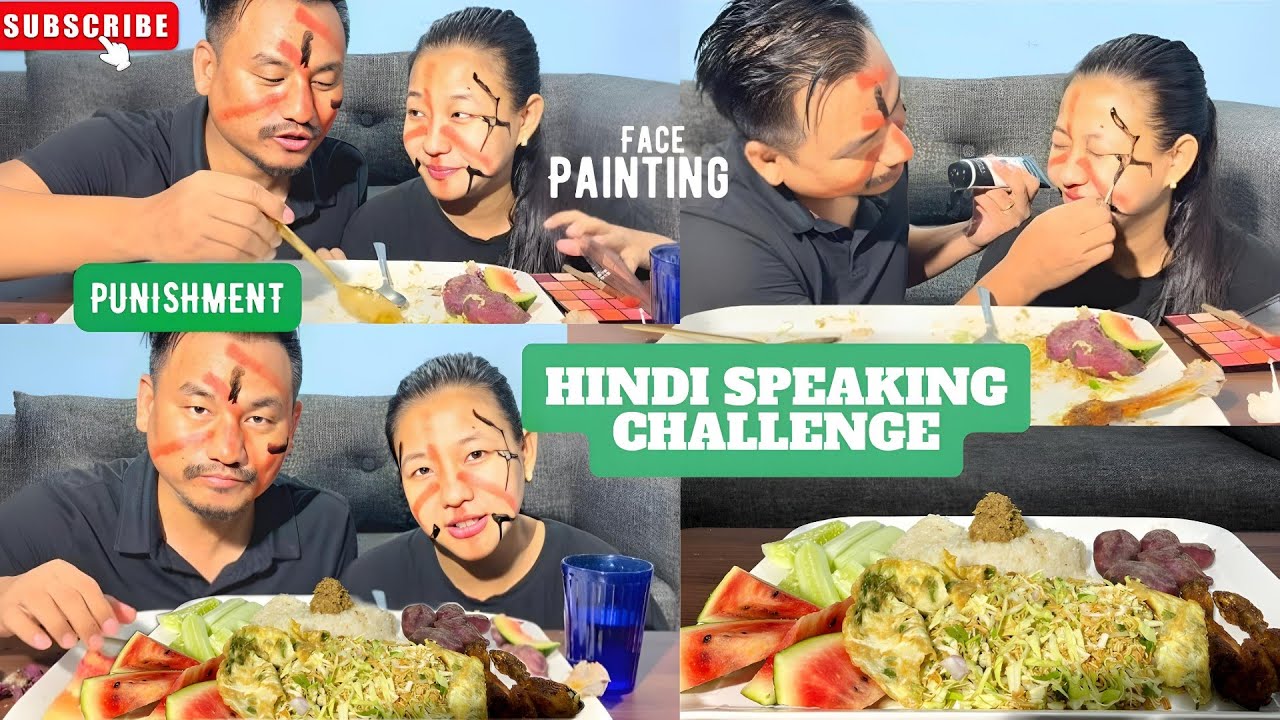 Hindi speaking challenge & Punishment | entertainment🤠| Naga couple