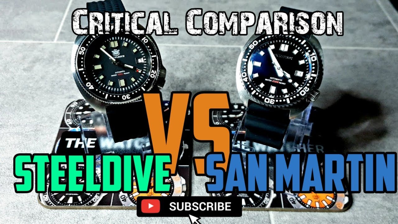 SteelDive 6105 VS. San Martin 6309 ◇ Comparison | The Watcher