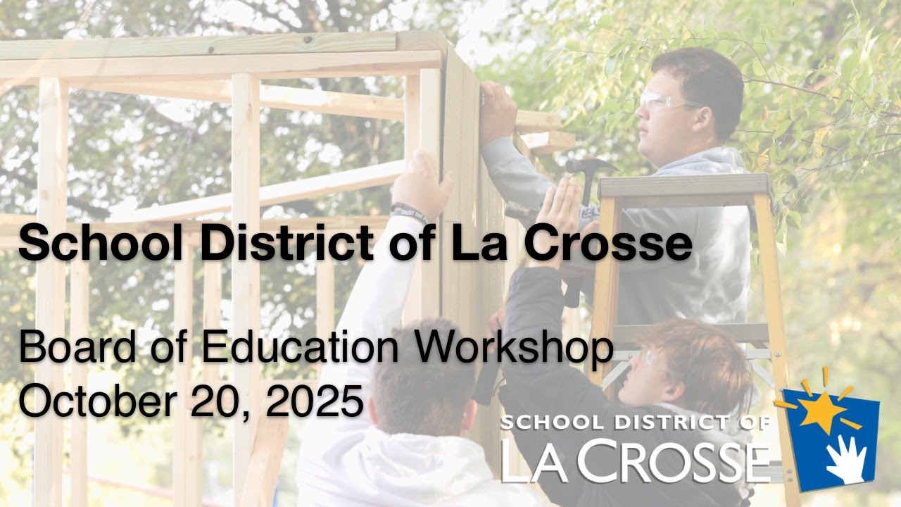 Board of Education Workshop - October 20, 2025
