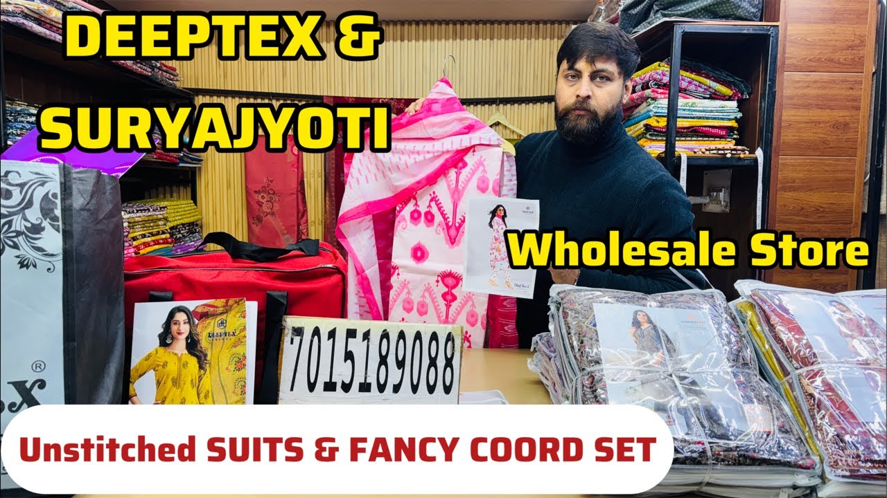 LIVE! 🇮🇳 Mega Offer: 😍New Cotton Suits, Deeptex & suryajyoti Suits Coord Set🔥 Shipping Free☑️☑️
