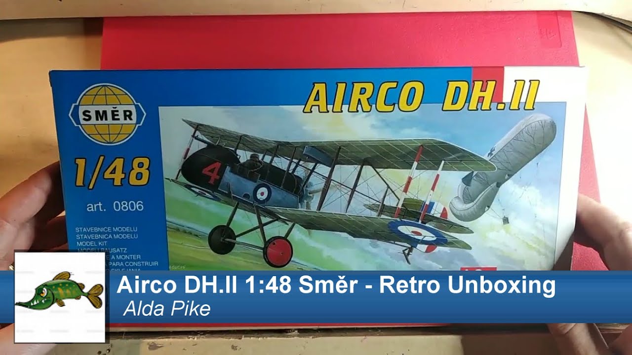 Airco DH-2  1:48 Směr - Retro Unboxing
