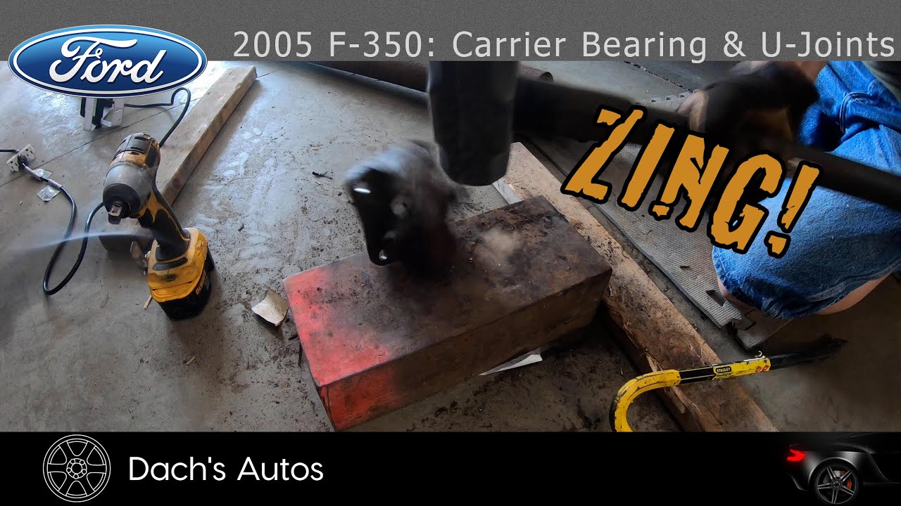2005 F350 Dually - Carrier Bearing and U-Joints. BAD HUM