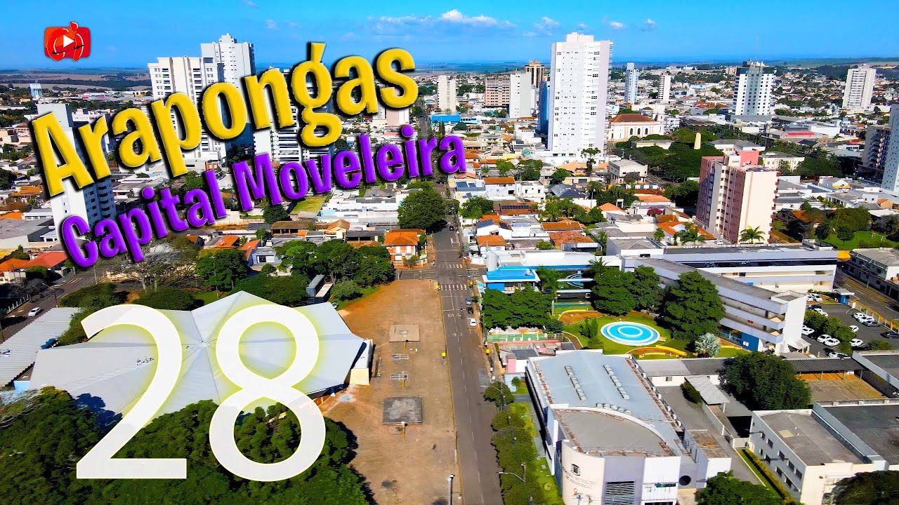 ARAPONGAS no Paraná,  a capital MOVELEIRA de 2022 [28º] ‹ Célio Isaias ›