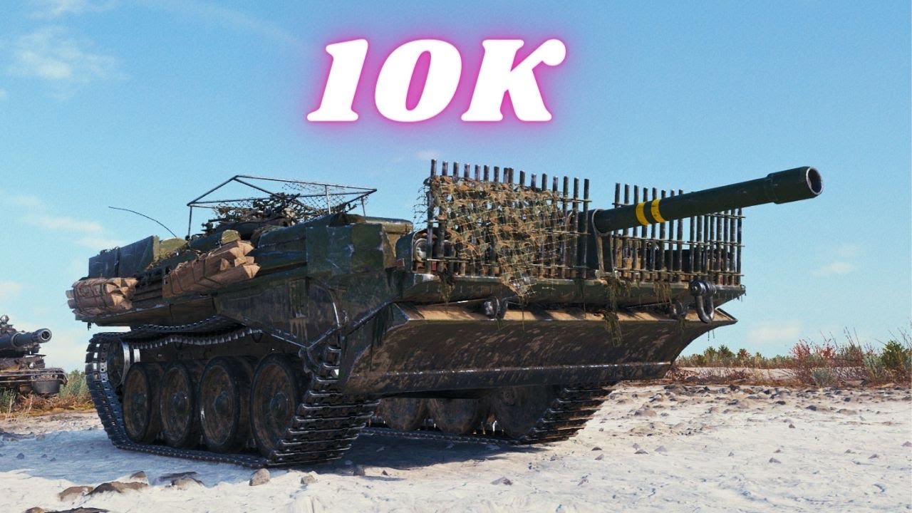 Strv 103B  10K Damage & 2x Strv 103B  10K Damage  World of Tanks   #wot #worldoftanks