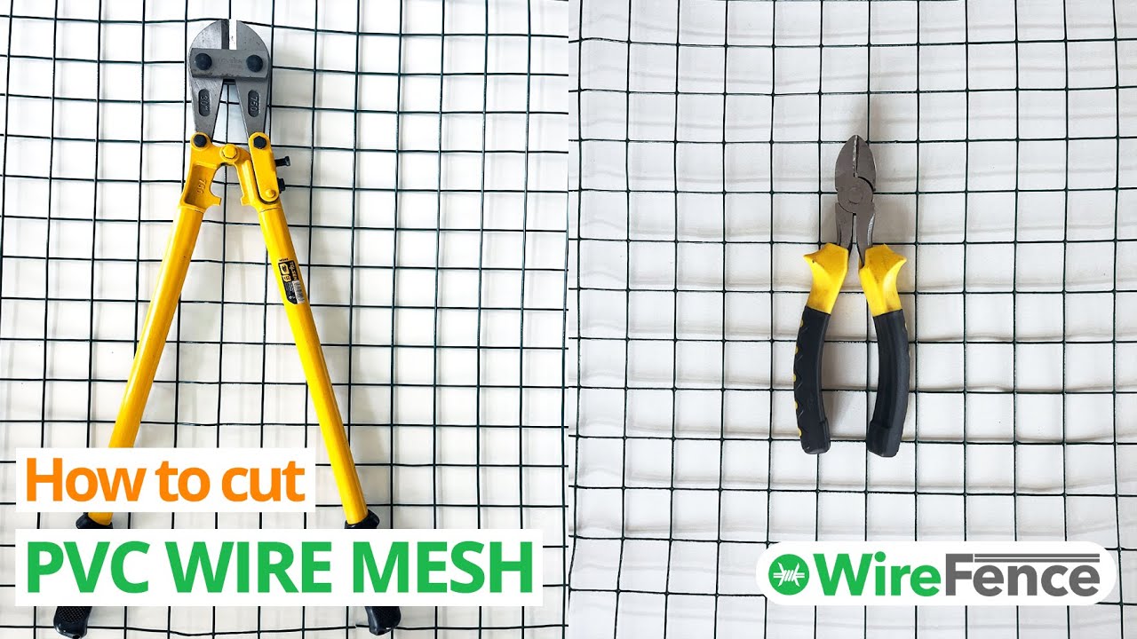 How to Cut PVC Welded Wire Mesh (MULTIPLE TOOLS) | WireFence
