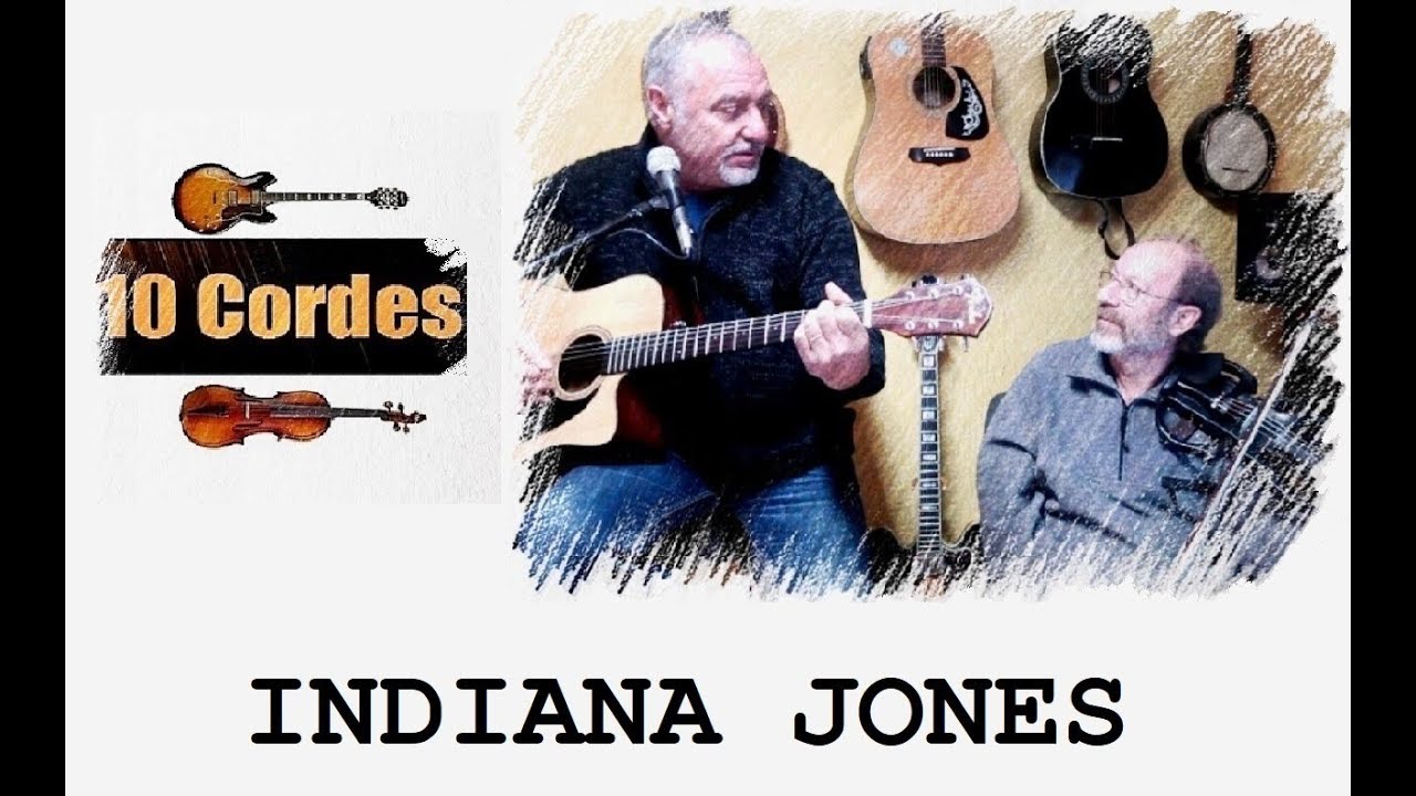 10 cordes -Indiana Jones Thème - guitare violon cover + partitions