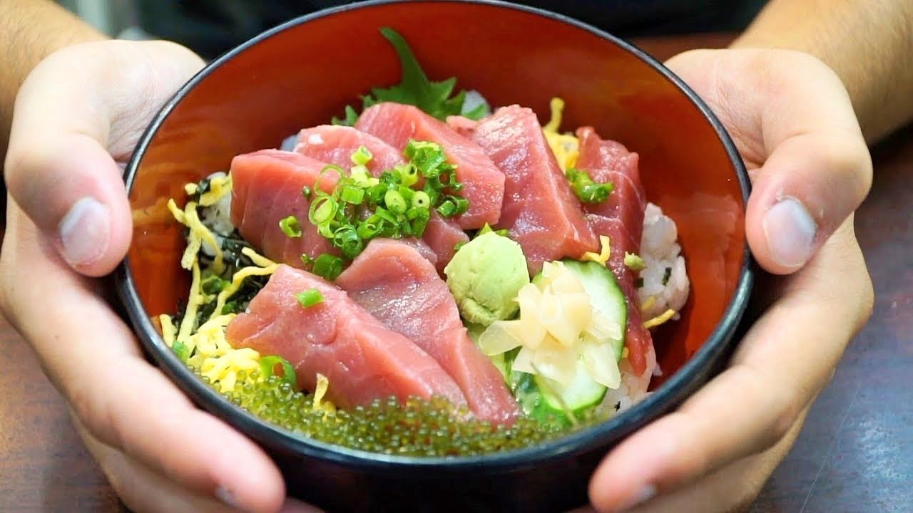 Japanese Sashimi - CHEAP Seafood in Okinawa, Japan | Japanese Street Food and SASHIMI HEAVEN!!