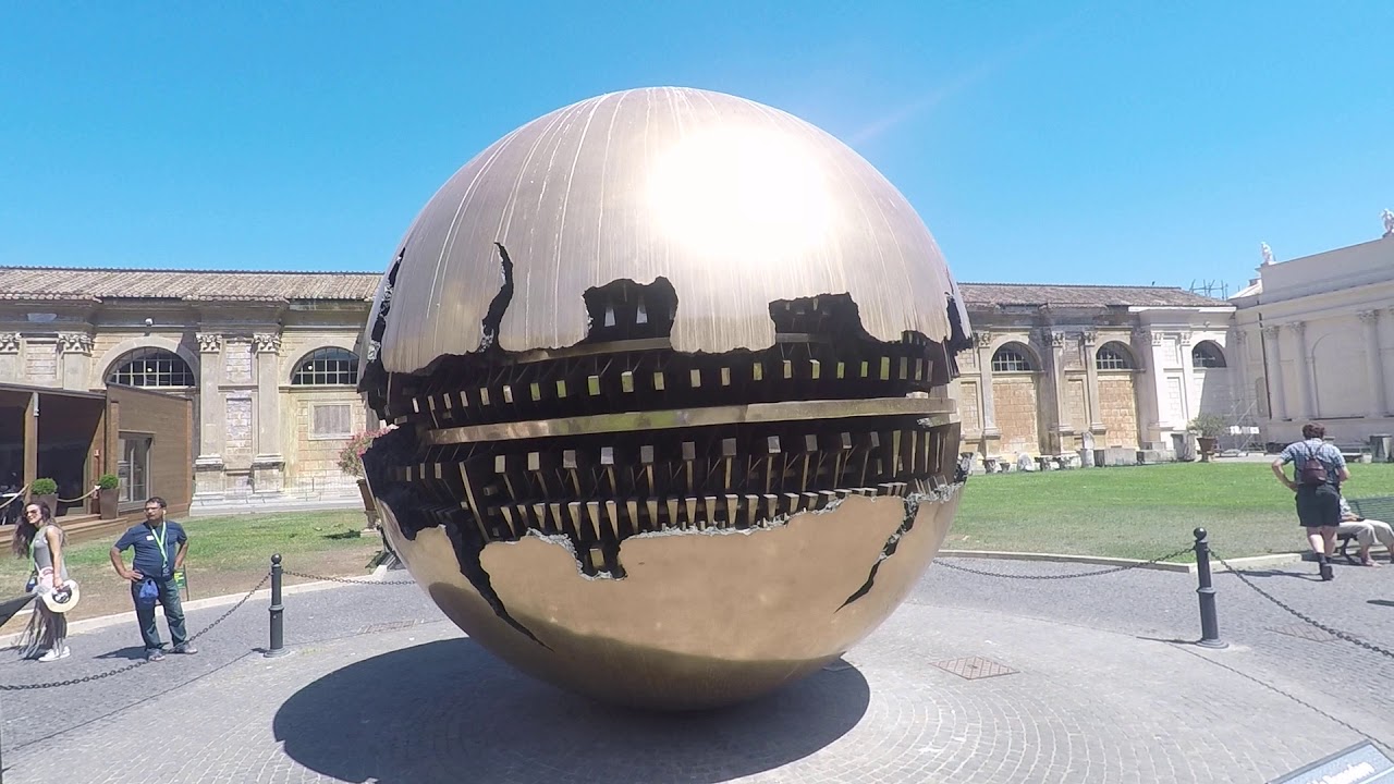 Courtyard of the Pigna Sphere Within Sphere