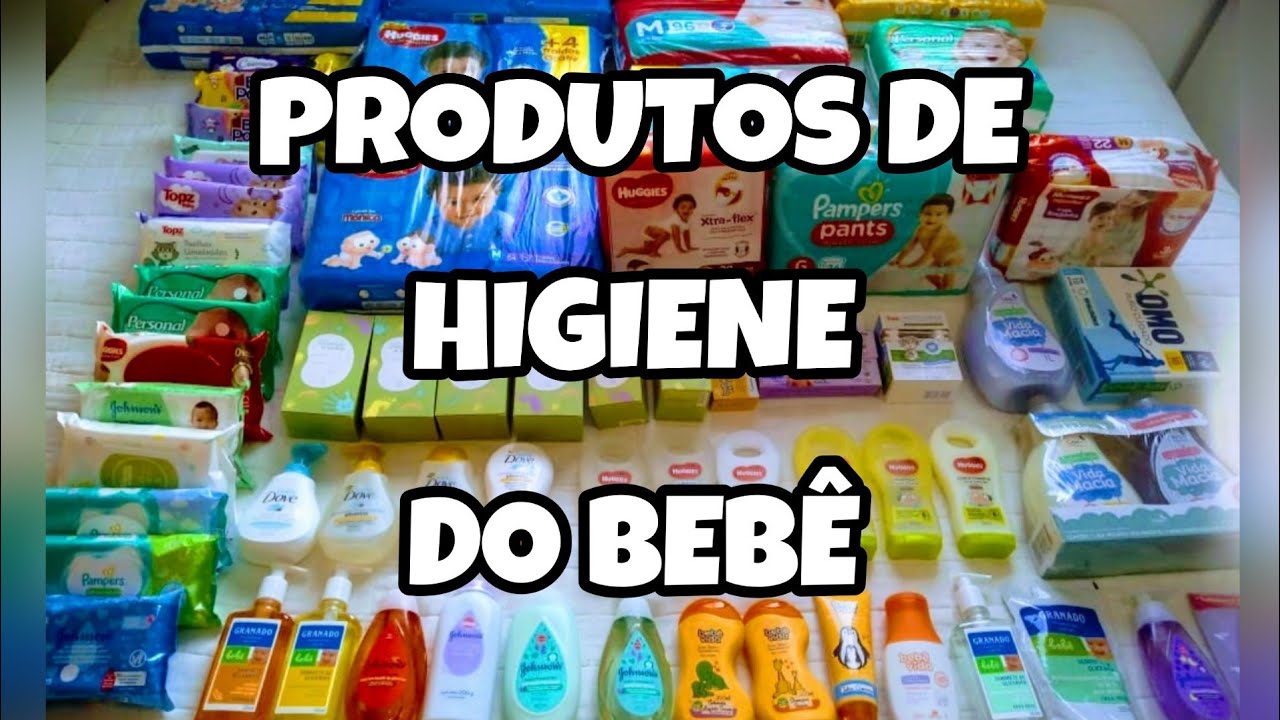 ESTOQUE de PRODUTOS de HIGIENE do BEBÊ + ESTOQUE de FRALDAS | Sirlene Pinheiro