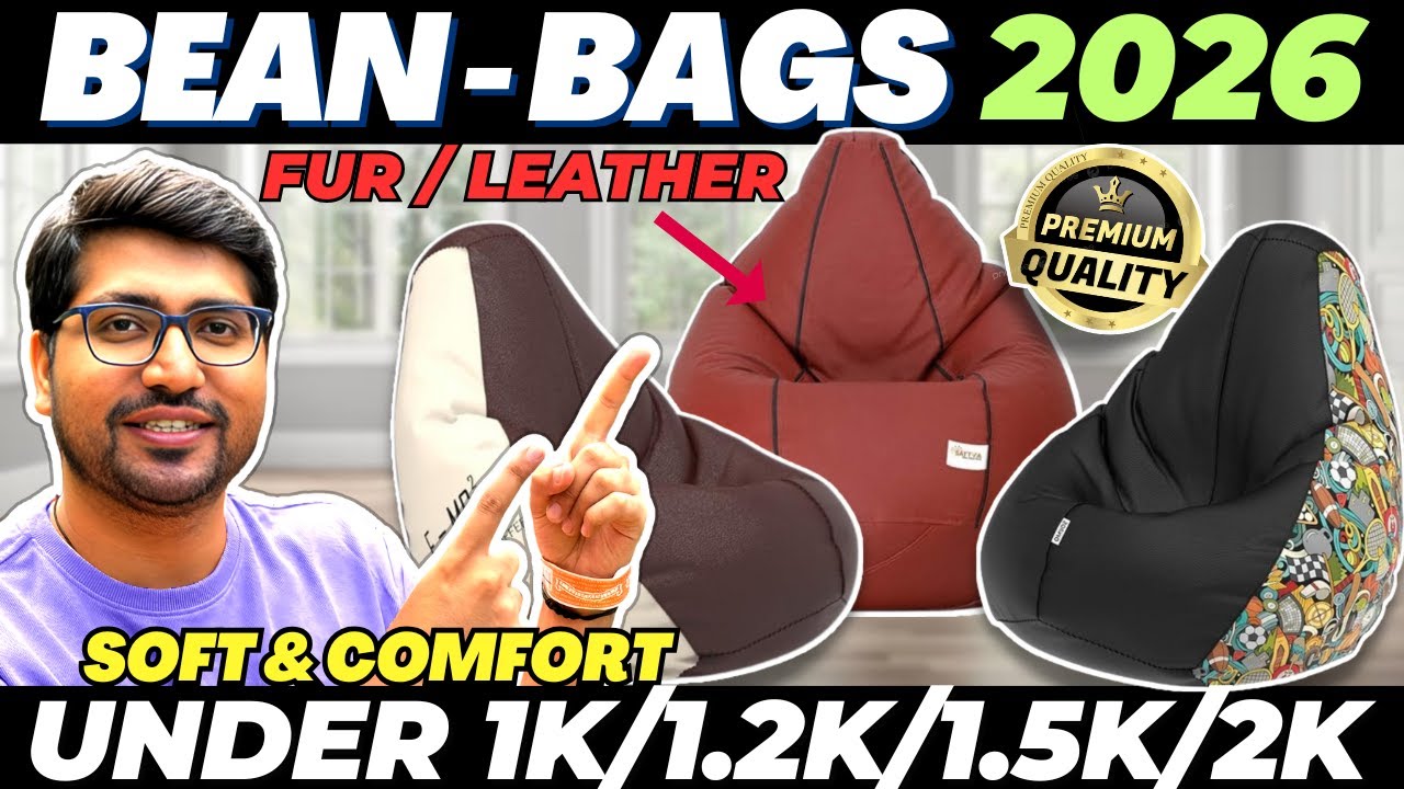 Best Been bag Under 2000⚡Best Bean Bag In 2026⚡Best Bean Bags on Amazon/Flipkart⚡Bean Bag Under 1500