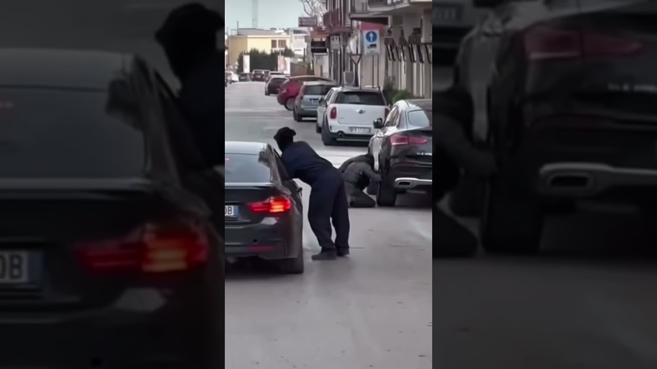 Cerignola, furto in pieno giorno: rubato un Mercedes sotto gli occhi dei passanti #cerignola #news
