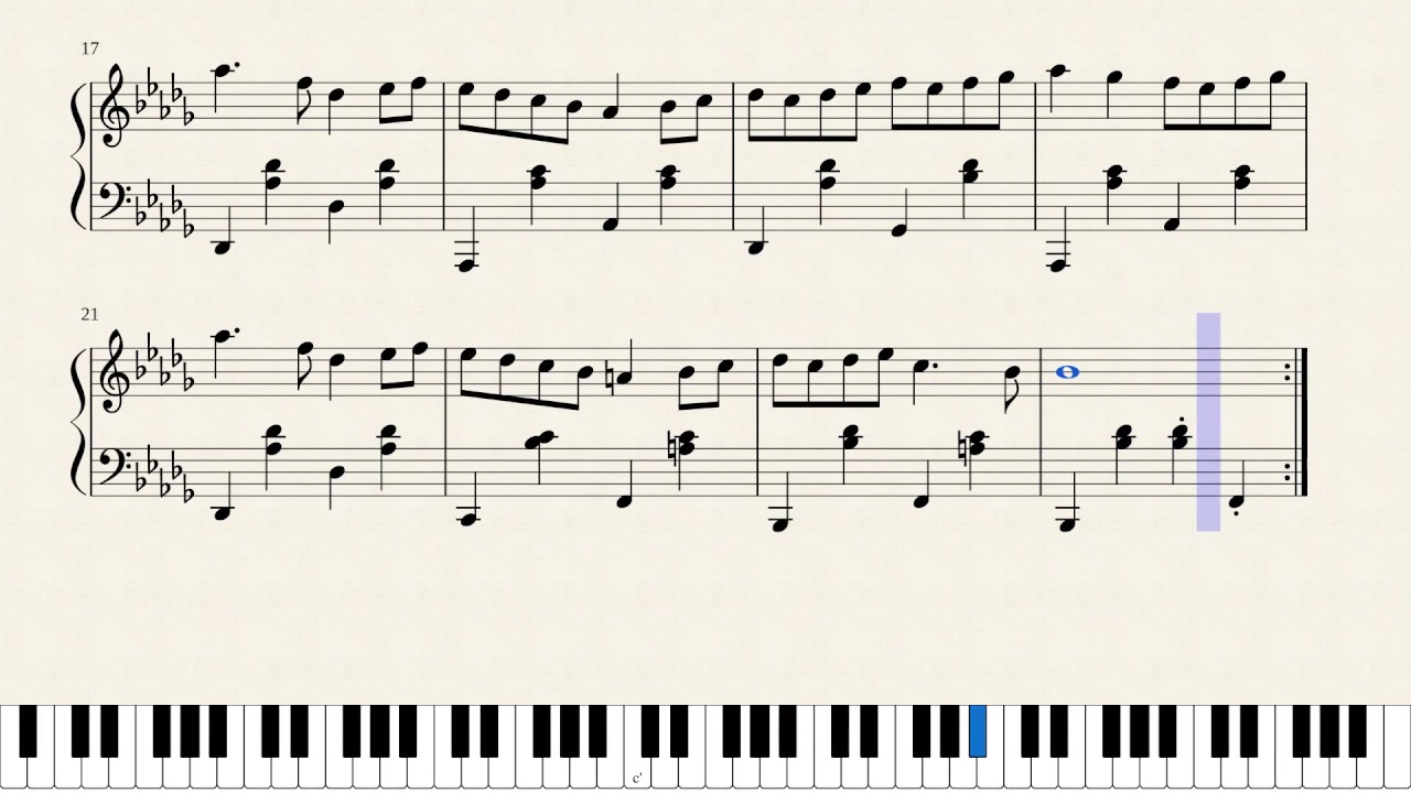 Caves - Pokémon Ranger : Shadows of Almia - Piano sheet music