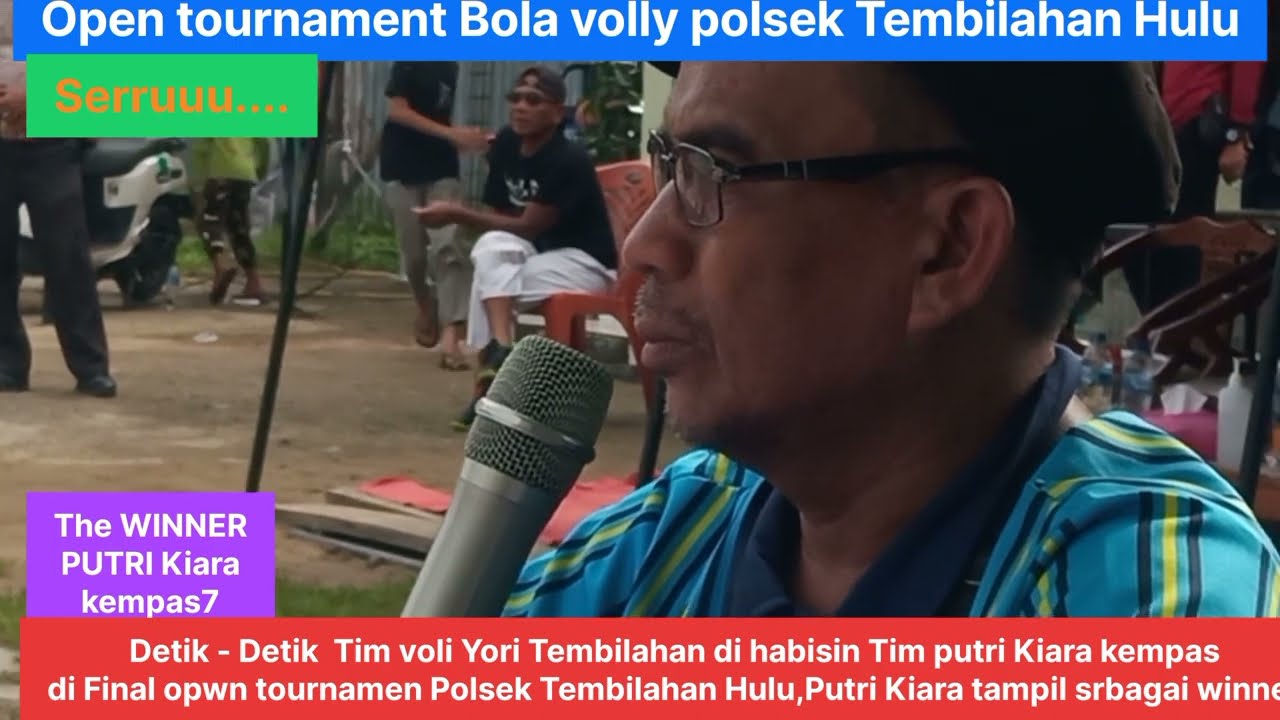 Tim putri YORI Tembilahan ,harus akui keunggulan Tim Putri KIARA kempas,di final putri voli .