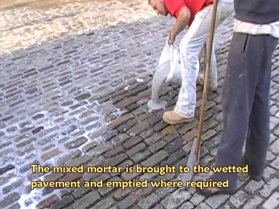 Hitchin Old Market Square Sett Paving Re-jointing