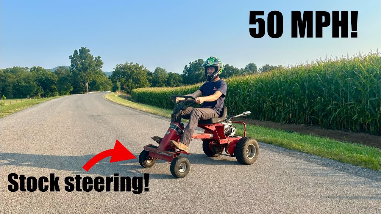 5 MPH ➡️ 50 MPH Snapper Riding Mower Build!
