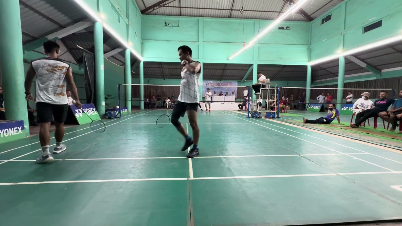 Non State Badminton Tournament Akampat Open Final Match  #manipur