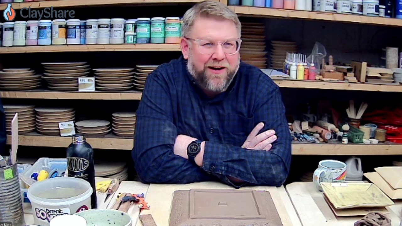 Making Square plates with a foot. RD2 Squares with Fancy Corners and coffee chat with GR Jeff!