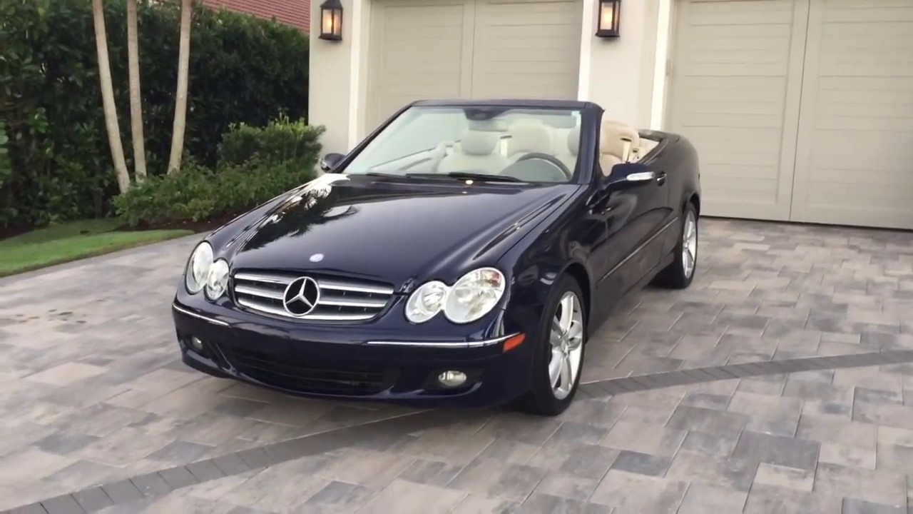 Обзор и тест-драйв Mercedes-Benz CLK 350 Convertible 2008 года от Билла — Auto Europa Naples