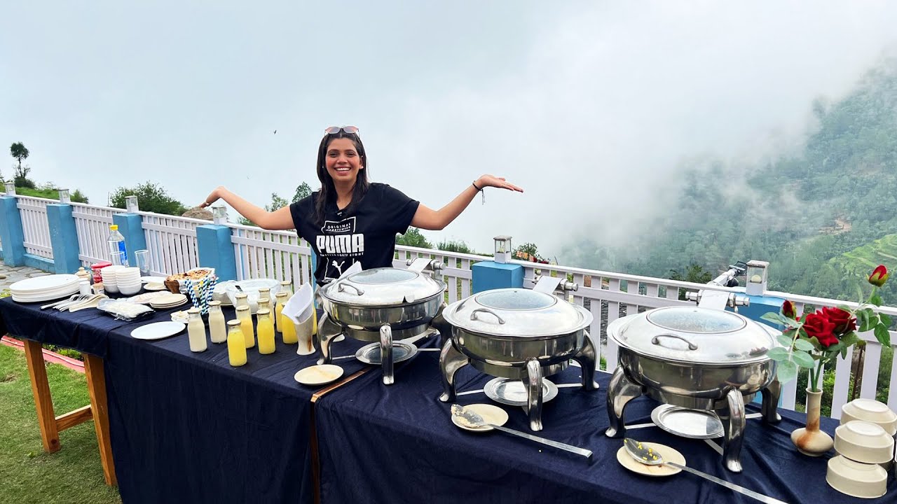 Unlimited Food At (सबसे खूबसूरत जगह)♥️ Staycation At Hills 😱 At Rooftop Cottages Pangot