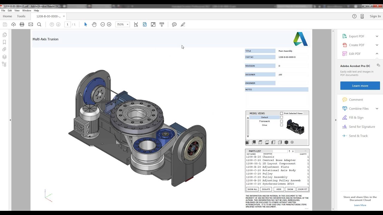 Inventor 2017    3D PDF