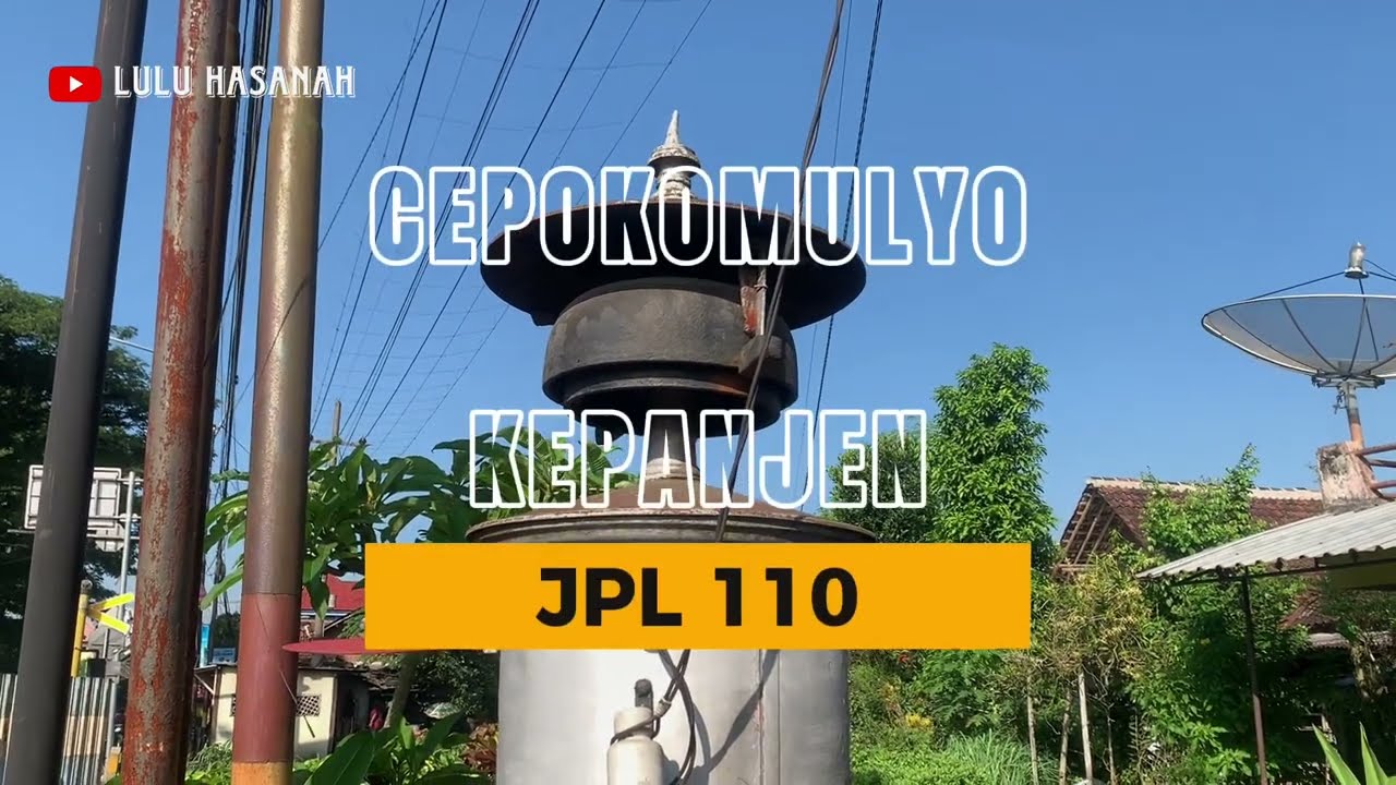 SIRINE MUNGIL! Perlintasan Kereta Api Cepokomulyo, Malang Jawa Timur JPL 110 Jl. Sumedang