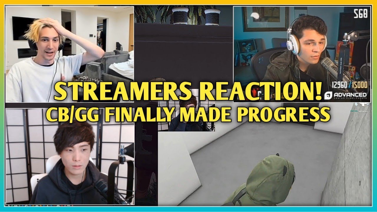 Streamers REACTION to CB/GG UNLOCKS the Security Door on Casino Heist | FULL CELEBRATION & ALL POVs