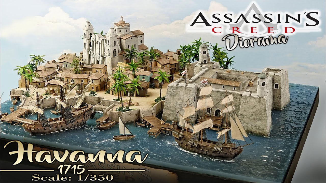 Assassins Creed Black Flag Diorama | Havanna 1715 | Scale 1/350