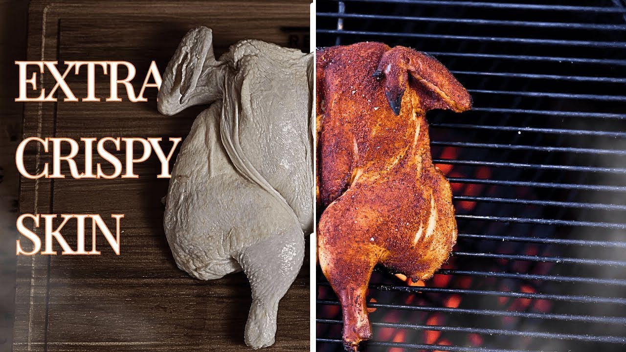 Smoking Whole Chicken on Weber Smokey Mountain | Over Fire