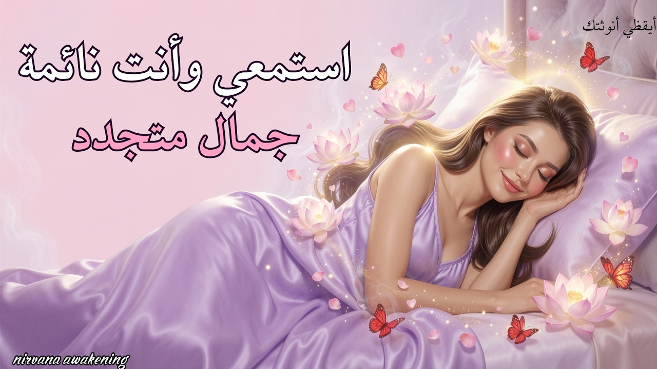 زيادة تدفق الجمال والجاذبية 🦋  (استمعي وأنتِ نائمة)  برمجة العقل الباطن