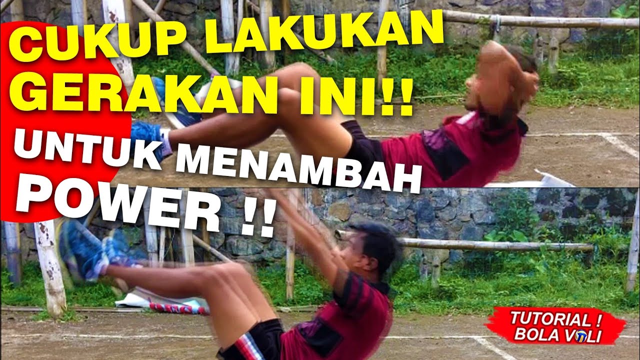 GERAKAN UNTUK MENAMBAH POWER SPIKE..!! Tutorial Bola Voli