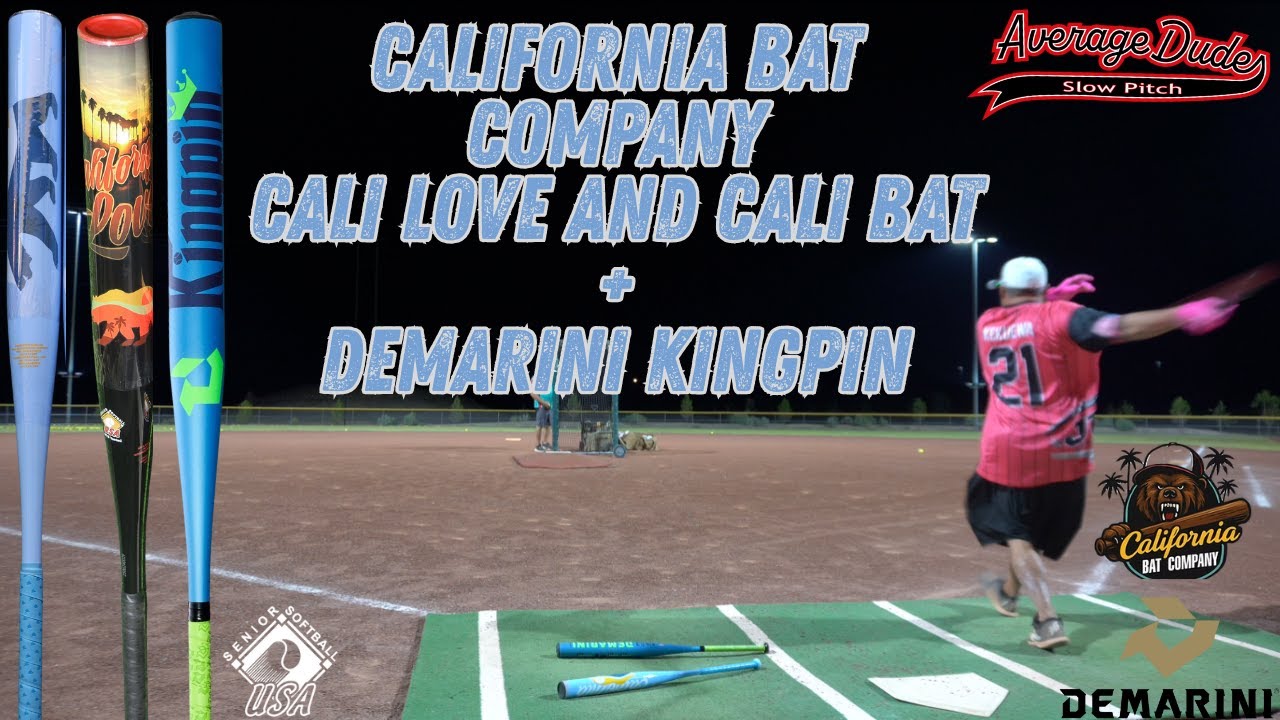 California Bat Company Cali Love & Cali Bat + DeMarini Kingpin | SSUSA Slowpitch Bat Review